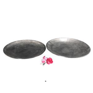 Venta caliente doble tono ensalada fruta Chocolate tuerca servir plato de Metal cuenco moderno todos los días cocina boda fiesta Plato decorativo - Product Image 5