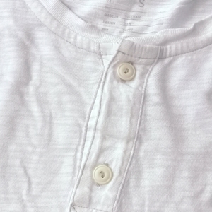 Camiseta Henley de Manga Corta con Cuello Redondo para Hombre, de Lyocell y Algodón, con Logotipo Personalizado, Decoración de Botones, Corte Regular, Informal, para Verano - Product Image 6