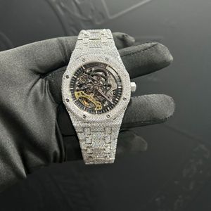 Montres Iced Out VVS Moissanite | Design squelette de luxe | Testeur de diamants en gros approuvé - Product Image 5