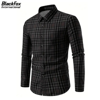 Chemise en flanelle classique pour hommes de couleur noire avec le meilleur matériau contrasté Tissu doux Chemise en flanelle personnalisée