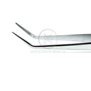 แหนบทันตกรรมสแตนเลสแบบใช้มือระดับมืออาชีพพร้อมปลายกันลื่นสำหรับการยึดจับที่ปลอดภัยและงานฝีมือที่แม่นยำ - Product Image 4