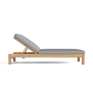 Teak Sun Lounger Chaise Lazy Swimming Pool Beach Sun Bed Modern Style for Hotel Project Furniture - Product Image 6