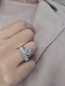 Anillo de Compromiso con Diamante Cultivado en Laboratorio de 1 Quilate, Certificado por IGI, VVS, con Banda a Juego de Oro de 14k para Mujer, a Bajo Precio - Product Image 4