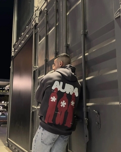 Sudadera con Capucha Personalizada Aura Vintage Essential, 100% Algodón, Forro Polar de Alta Calidad para Invierno, Sudadera con Capucha Estampada con Logotipo para Hombre - Product Image 1