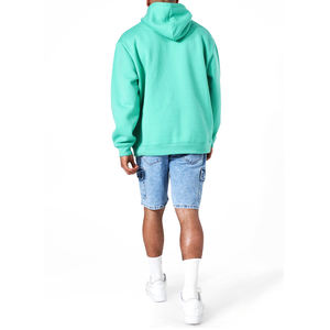 Offre Spéciale professionnel haute qualité Logo personnalisé sweat à capuche lourd Basics coton mélangé blanc sweats à capuche à bas prix pour hommes - Product Image 5