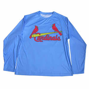 Camiseta de manga larga Sublimación azul Colores personalizados ofrecidos Camiseta azul sublimada - Product Image 1