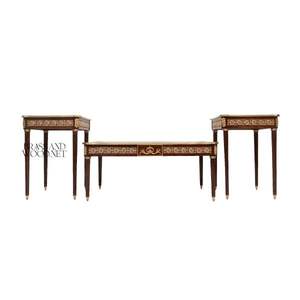 Elegante Juego de Mesa Clásico con Incrustaciones de Madera - Product Image 2