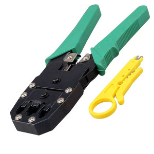 Pince à dénuder RJ45 RJ11 RJ12 pour fils en acier, pince à sertir et dénudeur de fils pour connecteurs - Product Image 1