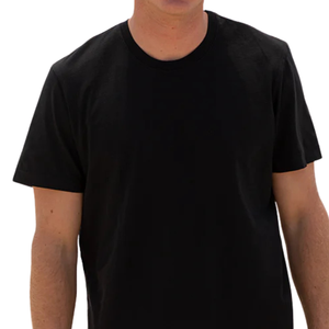 T-shirt à col rond pour homme en coton biologique de luxe 100% pré-rétréci certifié GOTS, coupe classique durable de qualité supérieure - Product Image 6