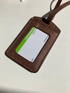 ป้ายกำกับกระเป๋าหนังสำหรับกระเป๋าเดินทางแบบ LLT-0058ตัวระบุโลโก้ได้ตามต้องการ - Product Image 5