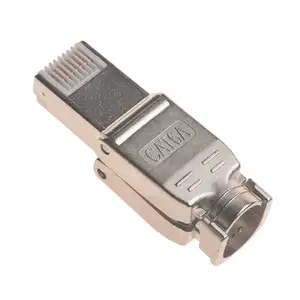 Zinklegering Metaal Afgeschermd Cat 7 Cat 6a 8p8c Cat6 Cat6a Cat7 Toolless Rj45 Connector Plug