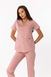 ชุดสครับสำหรับพยาบาลแขนยาวและสั้นชุดเครื่องแบบโรงพยาบาลสีใหม่ - Product Image 4