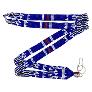 Handmade Seed Bead Embroidery <b>Lanyard</b> Custom Keychains and ID <b>Card</b> <b>Holder</b> DIY Beading Patterns Promotional Beaded <b>Lanyard</b> Craft - Product Image 1