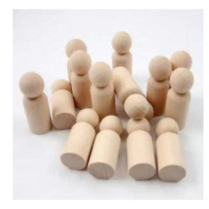 Poupée en bois faite à la main poupée en bois en gros supérieure naturel bricolage artisanat en vrac authentique qualité inachevée exportation abordable - Product Image 3