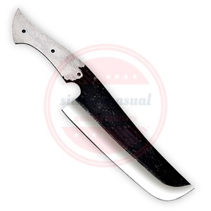 Hoja en blanco profesional de acero al carbono froged a mano para cuchillo Cuchillas de cuchillo forjadas a mano de espiga completa - Product Image 3