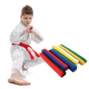 2024 nuevo diseño profesional BJJ cinturones de seda de alta calidad Karate Gi con tasa de fábrica verano gran oferta para cinturones Martial Jiu Jitsu - Product Image 2