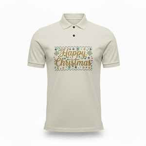 Camiseta Navideña de Alta Calidad, Suave y Transpirable, Tela de Algodón de 180g, Diseño de Lunares con Estampados Brillantes y Festivos que Mantienen su Intensidad - Product Image 2