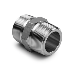 Accesorios de Tubería de Acero Inoxidable y Acero Dulce SS302 SS304 SS316, Conector Hexagonal Macho Roscado de 1/4'', 5/8'', 1/2'' - Product Image 4