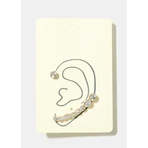 Ensemble de bijoux de luxe A3shop, plaqué or 18 carats, avec boucle d'oreille et bague en perle - Cadeau pour les êtres chers, fabriqué en acier inoxydable et en cuivre - Product Image 4