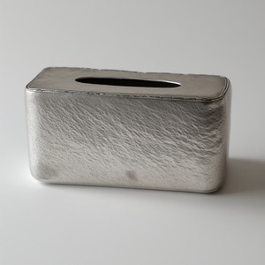 Boîte à mouchoirs en métal contemporaine et élégante, conçue pour les maisons de designers, offrant un style raffiné, une construction robuste, fabriquée à la main, pour une utilisation à long terme - Product Image 4