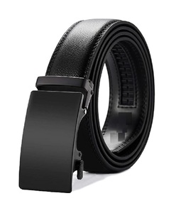 เข็มขัดหนังแท้ที่ปรับแต่งได้พร้อมเหล็กสำหรับหัวเข็มขัดสไตล์ทางการ - Product Image 1