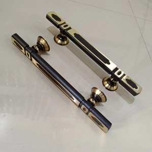 Poignées de porte élégantes en métal de qualité lourde pour décor de portes intérieures et extérieures Articles de quincaillerie de meubles de luxe Poignées pour bureau à domicile - Product Image 3