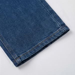 Customized Logo <b>Women</b> Solid Color High Waist Flared <b>Jeans</b> Denim Pants Ladies Premium Trendy Fashion Trousers Casual Style Wear - Product Image 6