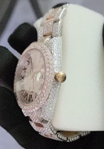 Moissanite นาฬิกาเพชร, นาฬิกาสุดหรู VV Moissanite ระบบอัตโนมัติเต็มรูปแบบ - Product Image 3