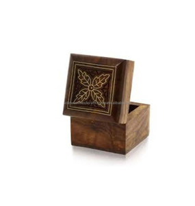 Palissandre de qualité supérieure boîtes en bois sculptées à la main boîte à bijoux organisateur idées cadeaux en bois pour stocker des pièces de bijoux - Product Image 6