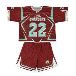 Short en jersey de crosse pour hommes de haute qualité vêtements de sport par sublimation professionnels imprimé réversible prix de gros bon marché pour adulte - Product Image 3