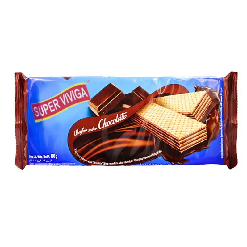 Wholesale Custom Private Label Chocolate Wafer Biscuit And Cookies Wafer