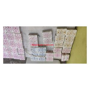 Boîte d'incrustation de marbre faite à la main Produit de qualité de conception unique pour le stockage de bijoux comportant le matériel de nacre particulièrement décoratif - Product Image 5