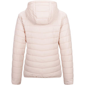 Chaqueta acolchada brillante y cómoda a precio de venta al por mayor, abrigo transpirable con estampado de logotipo personalizado, chaquetas acolchadas de invierno para mujer - Product Image 3