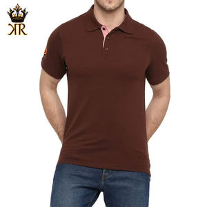 Camiseta Polo de Color Sólido con Bordado Personalizado, Corte Ajustado, Camiseta Polo de Manga Corta de Alta Calidad para Hombre con Diseño de Logotipo, 100% Algodón - Product Image 1