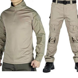 Uniforme Táctico de Senderismo de Camuflaje Transpirable con Logotipo Personalizado de Alta Calidad, Color Sólido, Poliéster/Algodón, Precio Bajo - Product Image 1