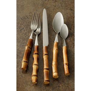 Hot <b>Sale</b> Portable Stainless Steel Silver Nickle Spoon Fork <b>Knife</b> Unique Handle Designer Cutlery <b>Set</b> for Wedding Events - Product Image 5
