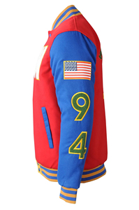 แจ็คเก็ตบอมเบอร์คอปกตั้งวัสดุผ้าใบสำหรับฤดูหนาว - Product Image 6