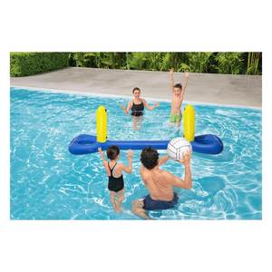 Filet de volley-ball flottant bleu et jaune 52133 3, 244x59x76cm, produit de sécurité aquatique et flotteurs - Product Image 4