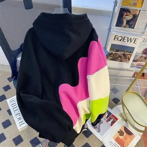 เสื้อสเวตเตอร์มีฮู้ดผ้าฟลีซผู้หญิง, เสื้อสเวตเตอร์สไตล์คนขี้เกียจสไตล์ญี่ปุ่นย้อนยุคทรงหลวมไซส์ใหญ่พิเศษ - Product Image 2