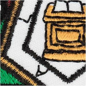 Ordre de l'étoile de l'Est Patch brodé coupe patchs maçonniques 2025 francs-maçons Regalia Badges Service OEM - Product Image 4