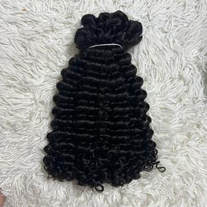 VQHAIR Vente en gros de mèches de cheveux humains vierges bruts birmans Remy, bouclés profondément, grade A, 100g - Product Image 2