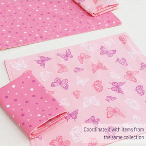 Napperons modernes 2 plis épais et absorbants en tissu imprimé papillon 15 "x 13" doublures réutilisables pour boîtes à lunch lavables en machine pour la maison - Product Image 2