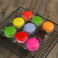 Candy Clear Geschenk box Transparente PVC-Kunststoff-Verpackungs box Kunden spezifische Pet Acetate-Verpackung Favor Macaron Box