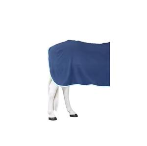 Alfombras de caballo de lana de poliéster/algodón azul de alta calidad, logotipo personalizado, diseño sólido de marca para uso en primavera e invierno, fabricación superior - Product Image 5