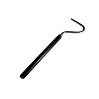Bâton en alliage d'aluminium Serpent Bâton professionnel en acier inoxydable pour attraper les serpents Crochet et pince à serpent rétractable