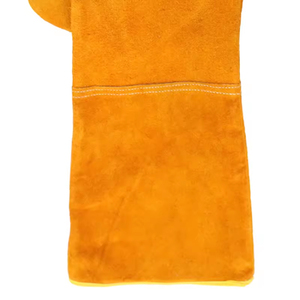Gants de soudeur de construction de sécurité Double gants de travail de sécurité pour le soudage Gants industriels en cuir de vachette de qualité supérieure - Product Image 4