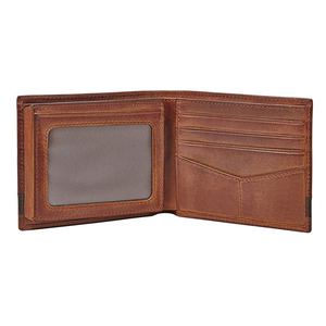 Portefeuille en cuir exclusif pour hommes avec fentes pour cartes compactes Texture douce Accessoire cadeau de tous les jours léger et durable - Product Image 6