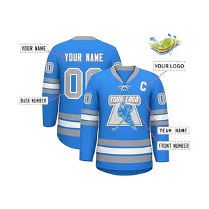 Best Price Custom Design Men's Ice Hockey Jersey Free Heat Transfer Printing Sublimation <b>Club</b> Team Ice Hockey Wear - Product Image 2