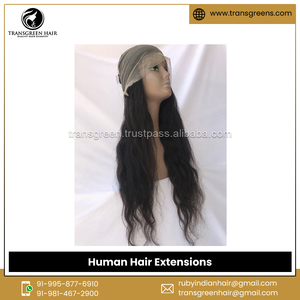 วิกผมต่อจากกัมพูชา28นิ้วทำจากผมธรรมชาติเกรด13x4 - Product Image 2