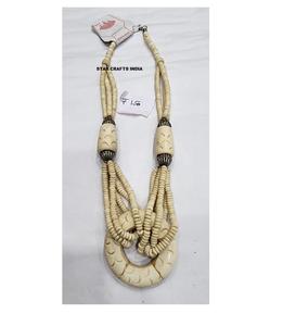 Resin Beads <b>Necklace</b> Handmade From Resin Stones for Sale in Bulk From India Wholesale Resin Wood <b>Necklace</b> - Product Image 5